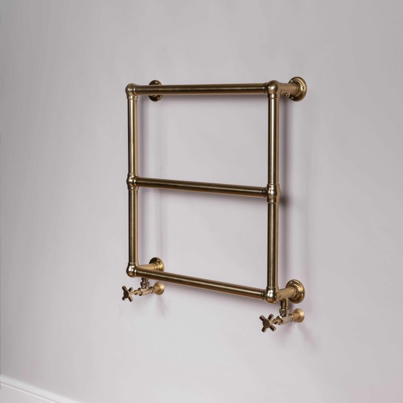 DQ Heating Hungerford Traditional Steel Towel Rail in 685H x 685W