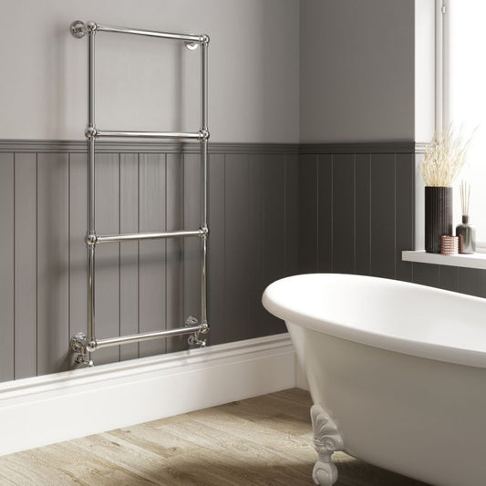 DQ Methwold Wall Mounted Traditional Towel Rail in 1257H x 475W