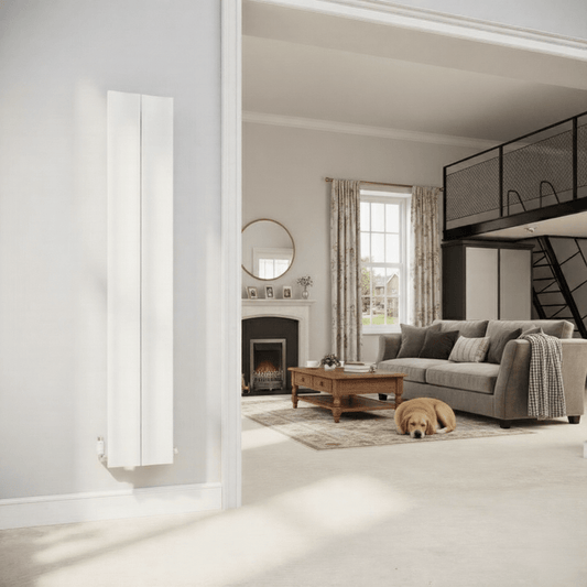 DQ Ruvo Vertical Aluminium Radiator in 1800H x 315W