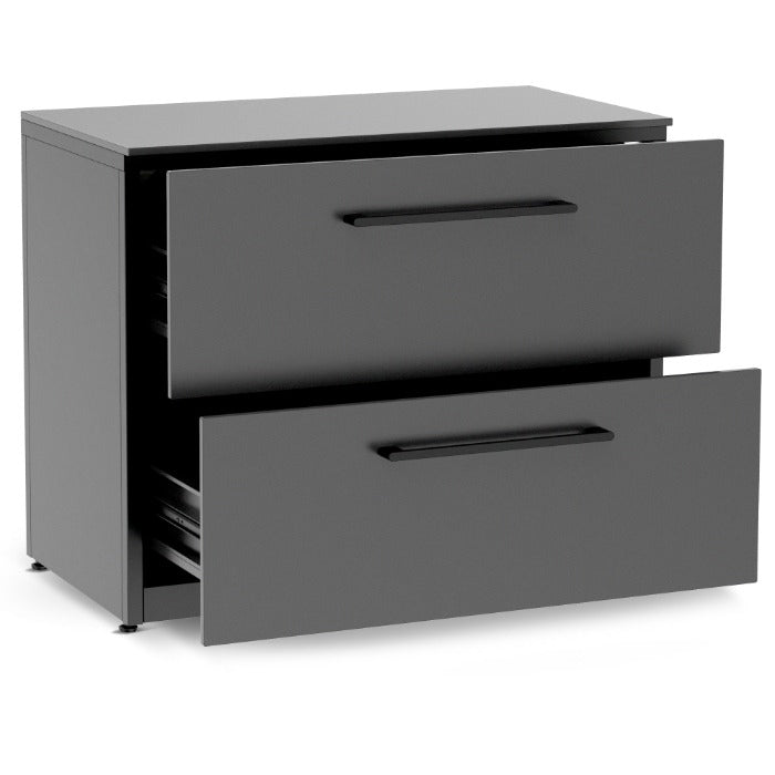 Cozze® Elements Outdoor Kitchen 110 with Drawers and Worktop - pizza oven - Ice Cold Spice | Black