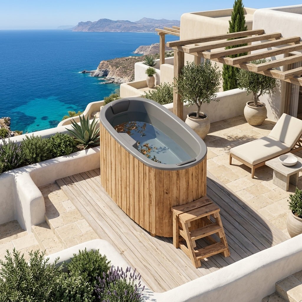 Dupla Fibreglass Cold Plunge For Two in