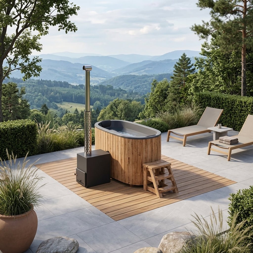 Dupla Fibreglass Hot Tub For Two in
