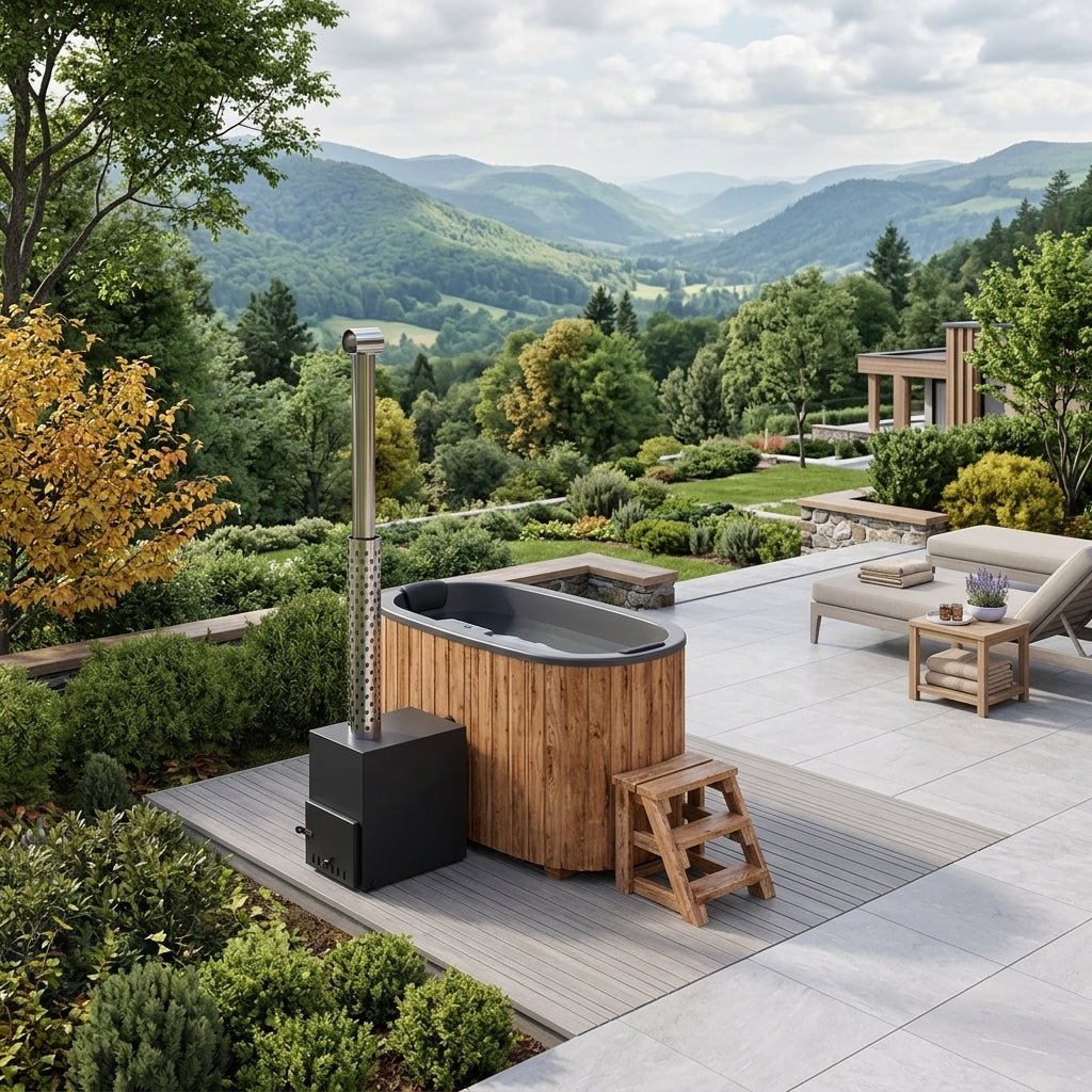 Dupla Fibreglass Hot Tub For Two in