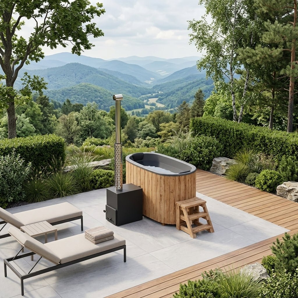 Dupla Fibreglass Hot Tub For Two in