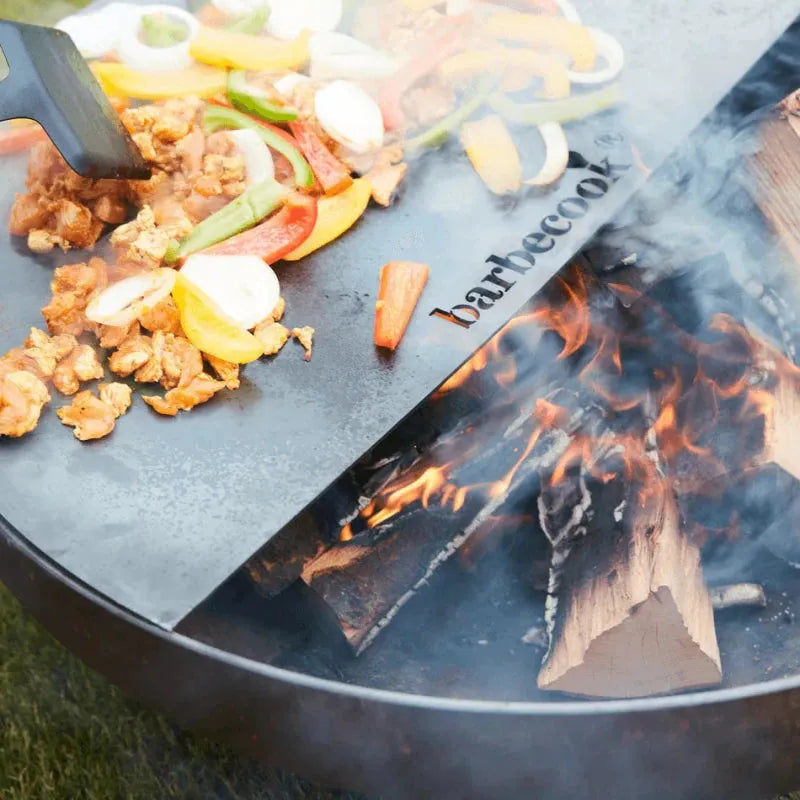 Barbecook Jack 75cm Half Carbon Steel Plancha - outdoor grill - Ice Cold Spice | Carbon Steel