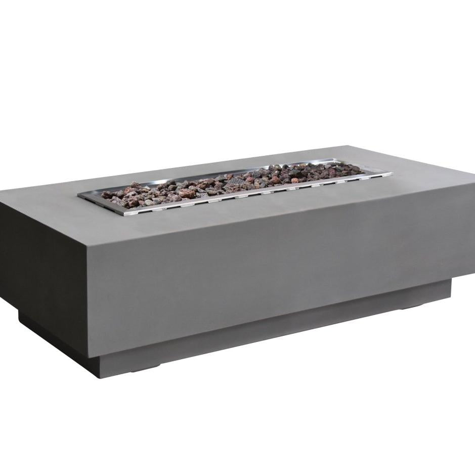 Elementi Granville Concrete Outdoor Fire Table in Propane Gas