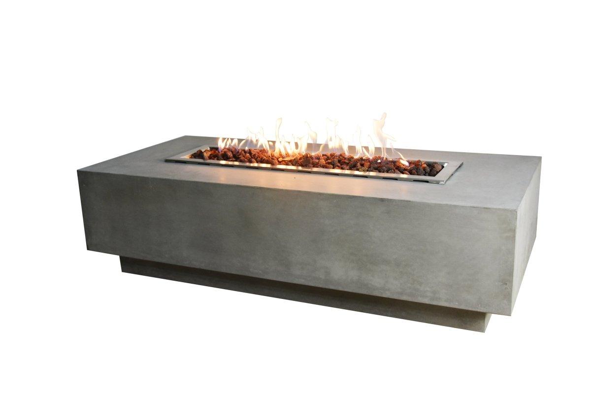 Elementi Granville Concrete Outdoor Fire Table in Propane Gas