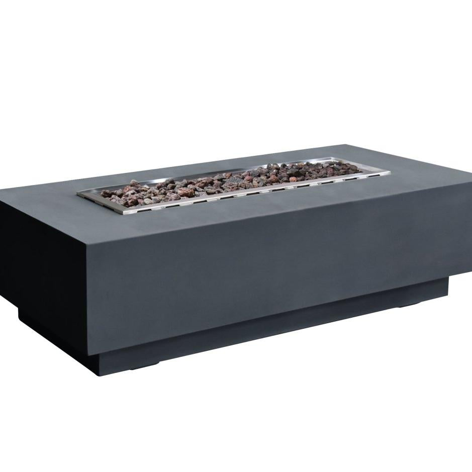 Elementi Granville Concrete Outdoor Fire Table in Propane Gas