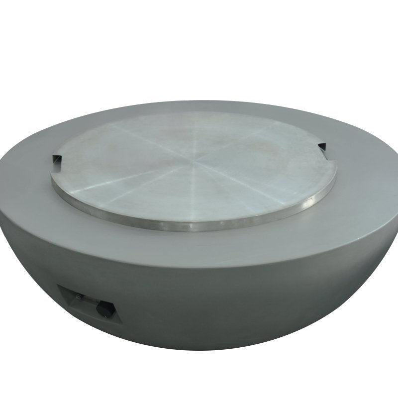 Elementi Lunar Light Grey Fire Bowl in Propane Gas