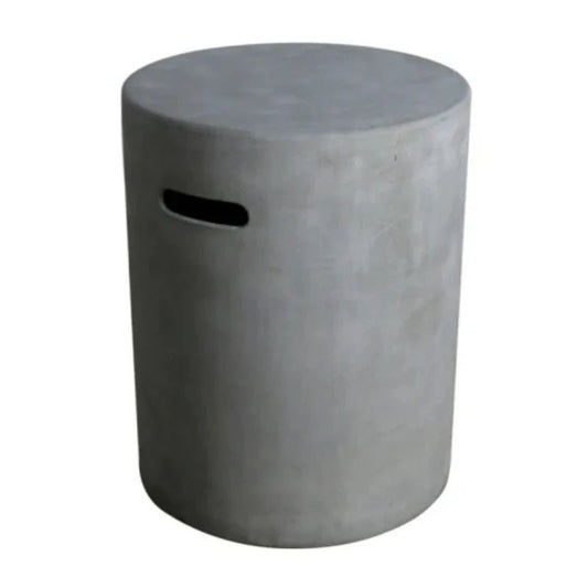 Elementi Mid Grey Small Round Outdoor Gas Cover in