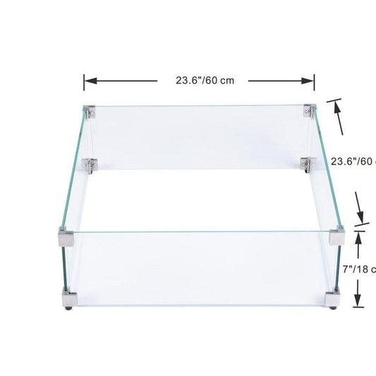 Elementi Square Wind Screen Plus in