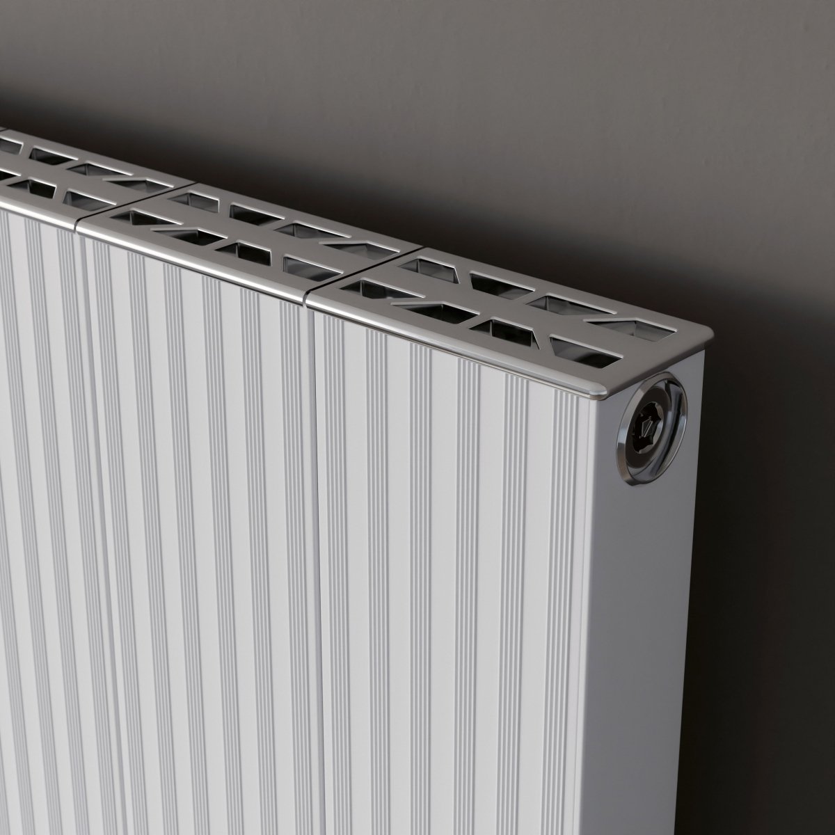 Eucotherm Ariel Vertical Aluminium Designer Radiator in 1800 H X 400 W