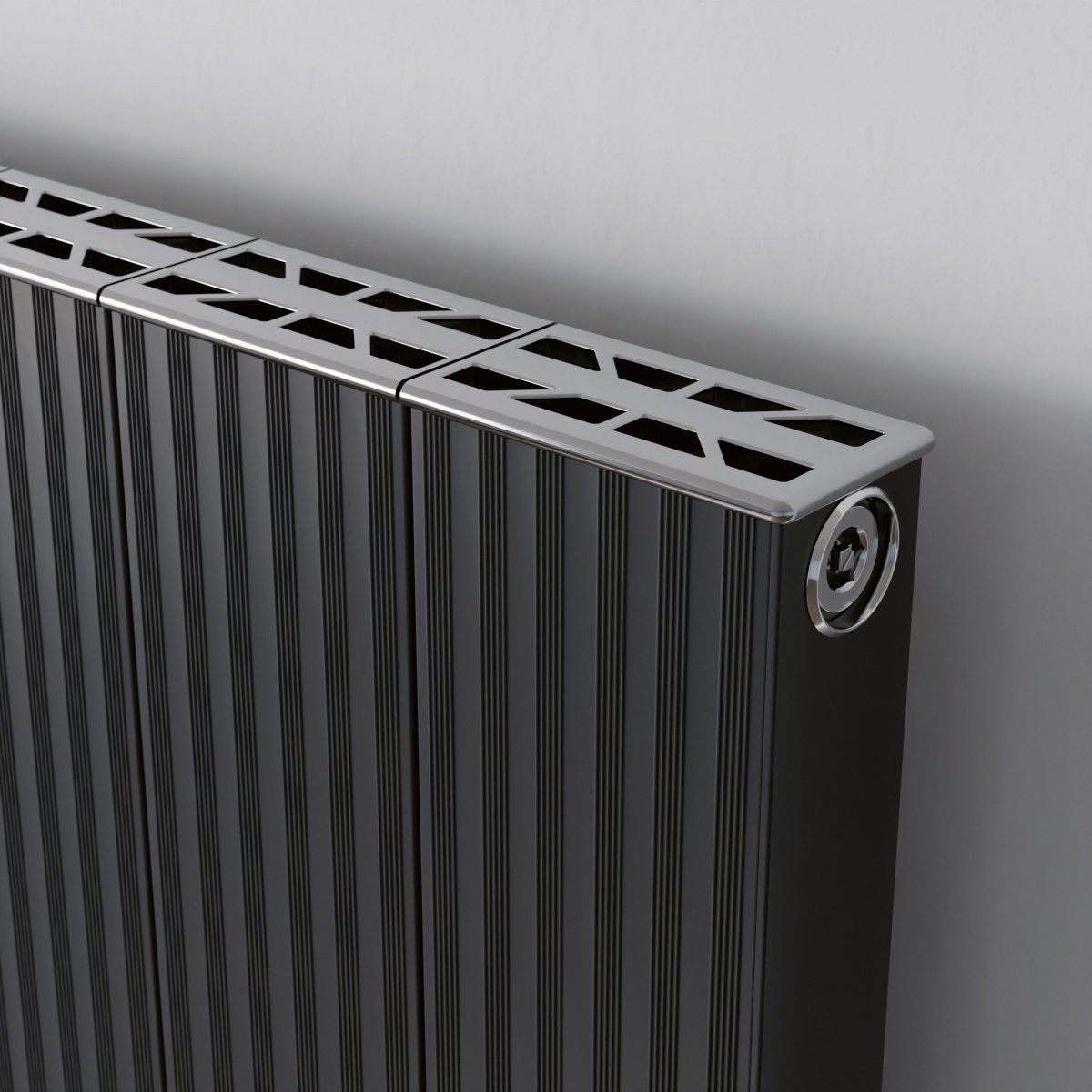 Eucotherm Ariel Vertical Aluminium Designer Radiator in 1800 H X 400 W