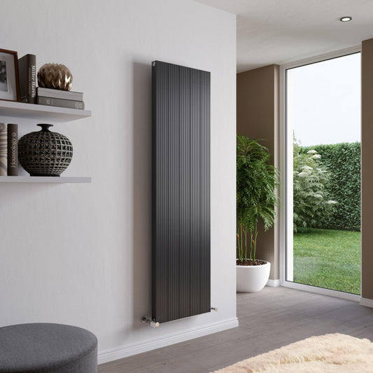 Eucotherm Ariel Vertical Aluminium Designer Radiator in 1800 H X 400 W