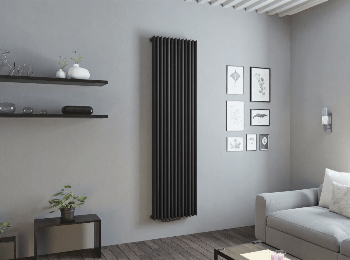 Eucotherm Atlas Single Vertical Designer Radiator in 1800 H X 340 W