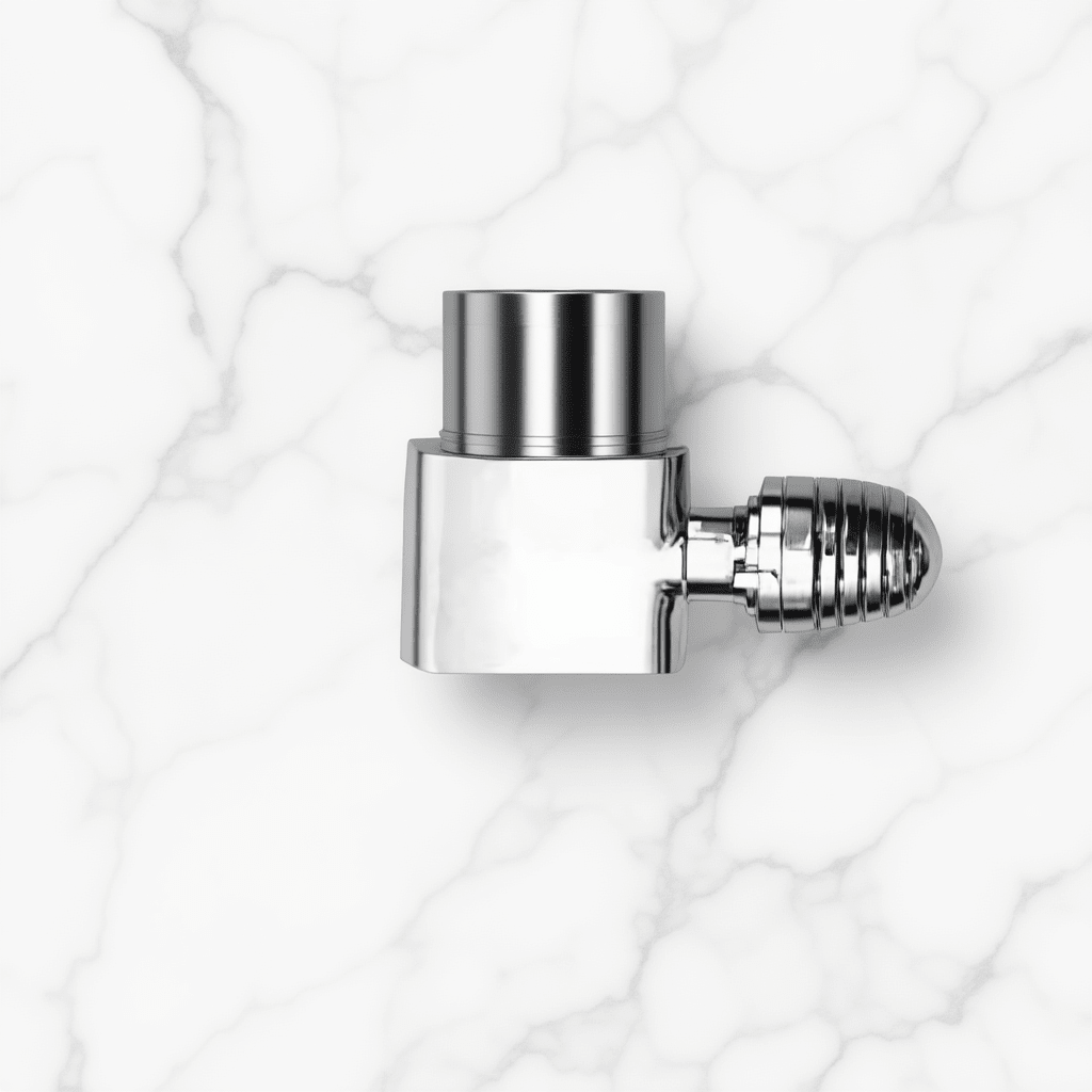 Eucotherm Central Valves Angled Chrome in Chrome