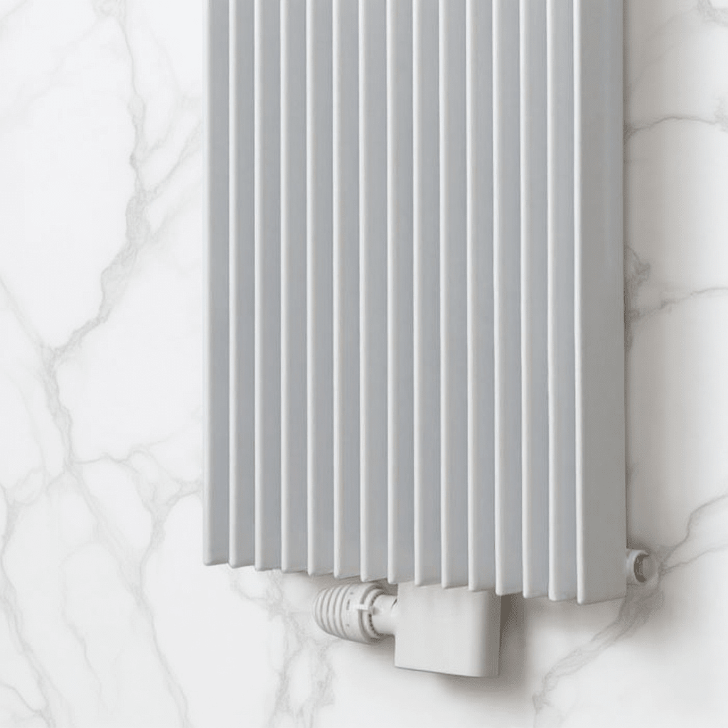 Eucotherm Central Valves Angled White in White