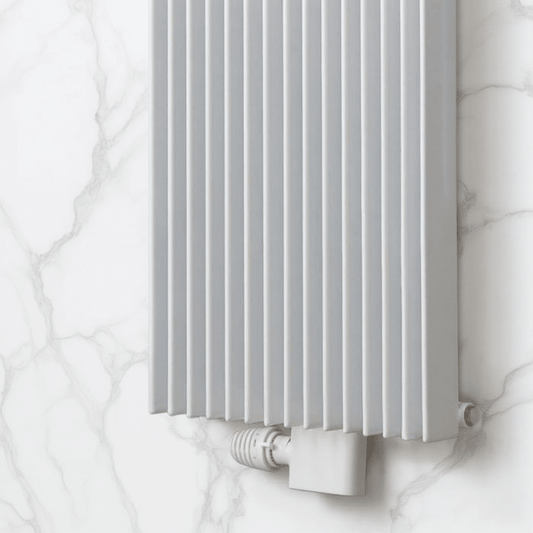 Eucotherm Central Valves Angled White in White