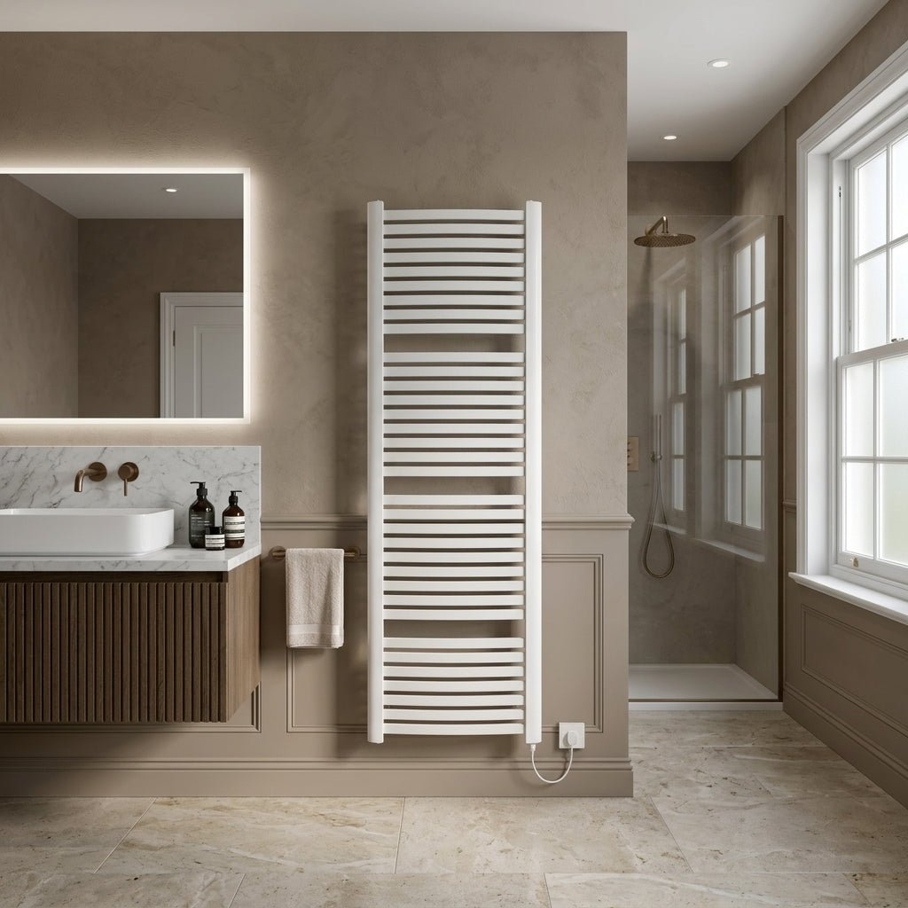 Eucotherm Fino Designer Heated Towel Rail in 765 H X 480 W