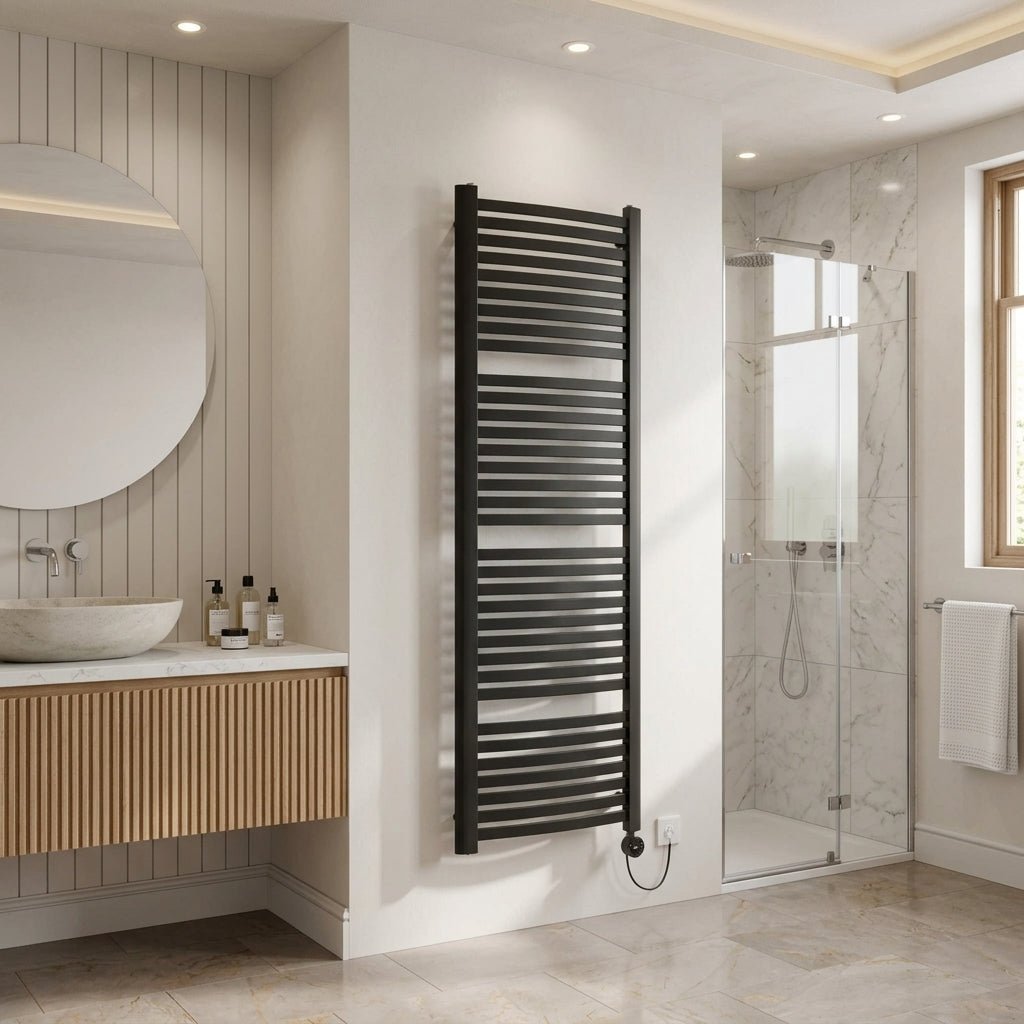Eucotherm Fino Designer Heated Towel Rail in 765 H X 480 W