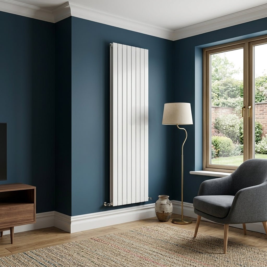 Eucotherm Mars Duo Vertical Flat Panel Designer Radiator in 600 H X 445 W