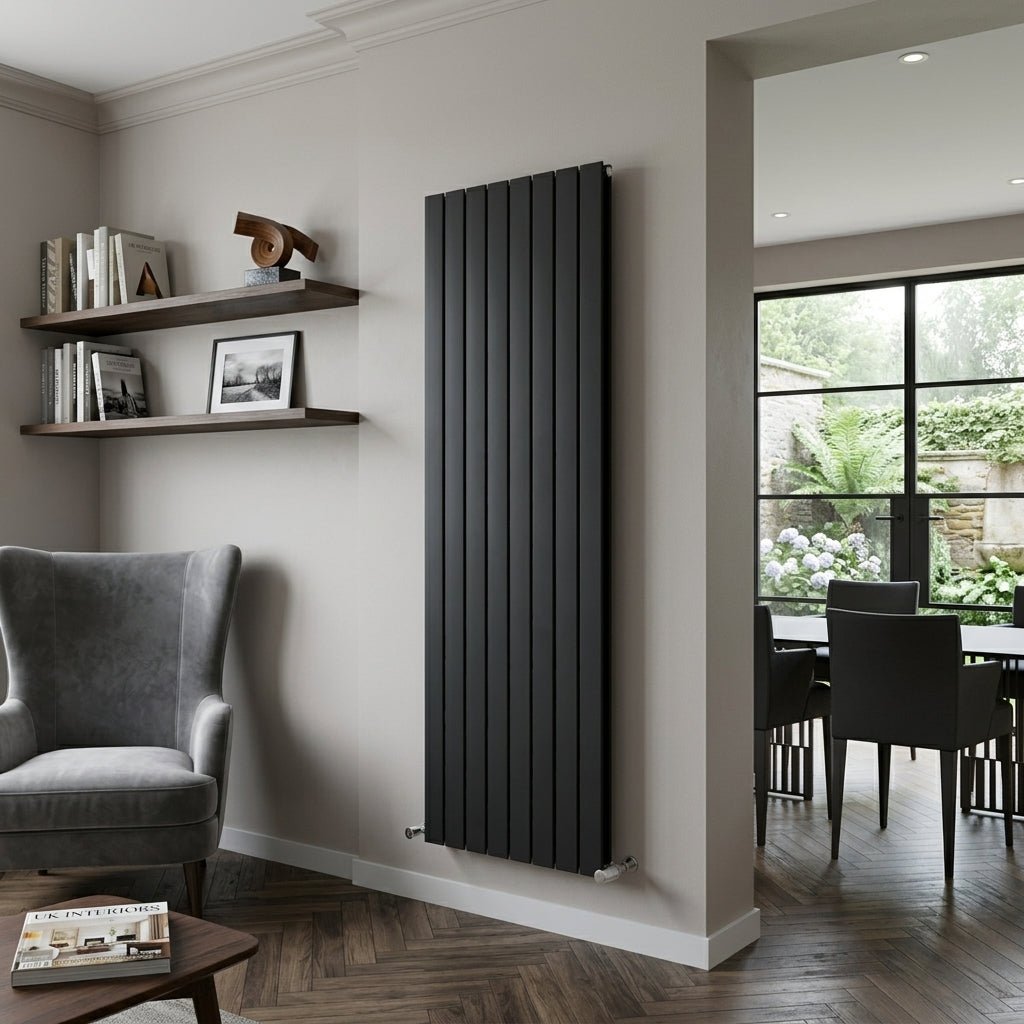 Eucotherm Mars Duo Vertical Flat Panel Designer Radiator in 600 H X 445 W