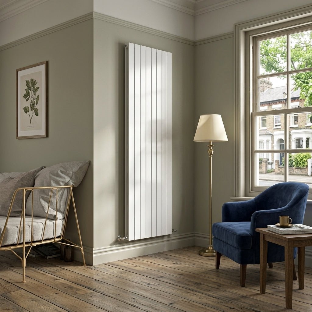 Eucotherm Mars Duo Vertical Flat Panel Designer Radiator in 600 H X 445 W