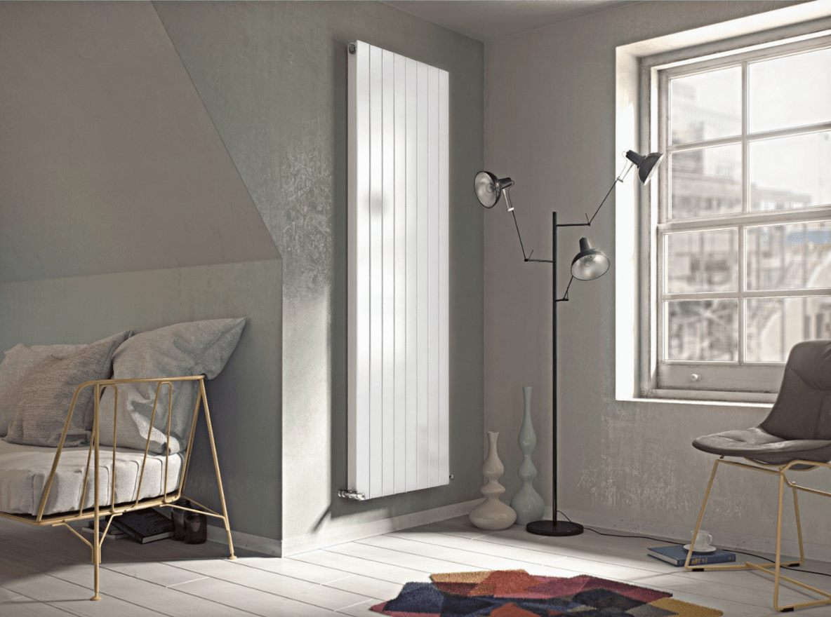 Eucotherm Mars Duo Vertical Flat Panel Designer Radiator in 600 H X 445 W
