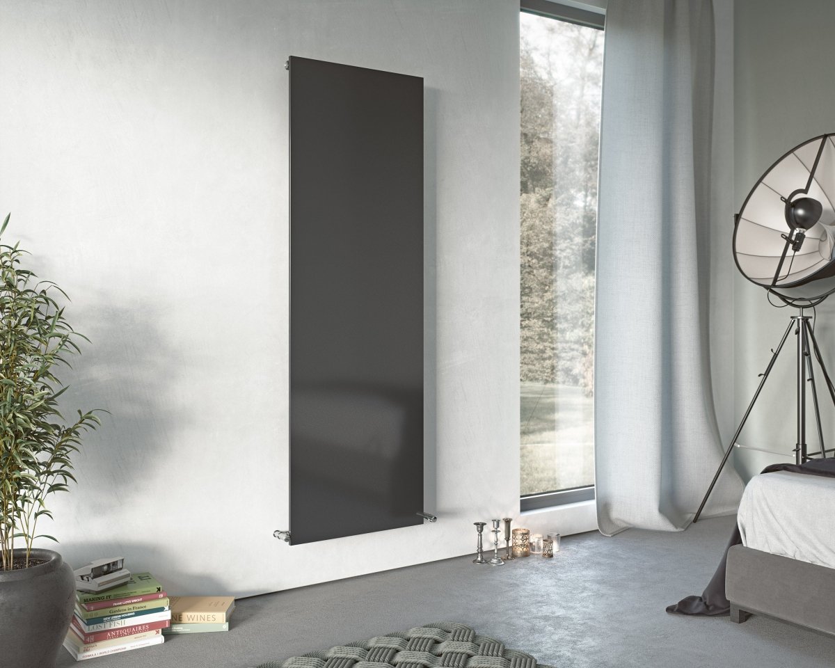 Eucotherm Mars Plus Vertical Solid Flat Panel Radiator in H1200 x W450