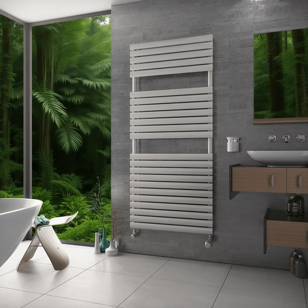 Eucotherm Nova Primus Towel Radiator in 1164 H X 600 W