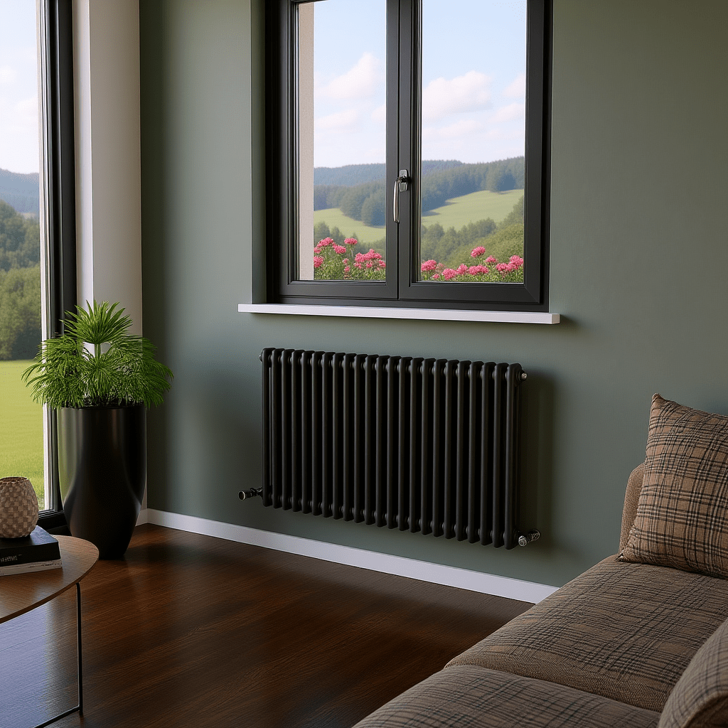 Eucotherm Phoenix Horizontal Steel Column Designer Radiator in 600 H X 1010 W