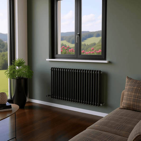 Eucotherm Phoenix Horizontal Steel Column Designer Radiator in 600 H X 1010 W