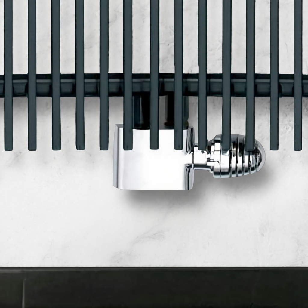 Eucotherm Central Valves Angled Chrome