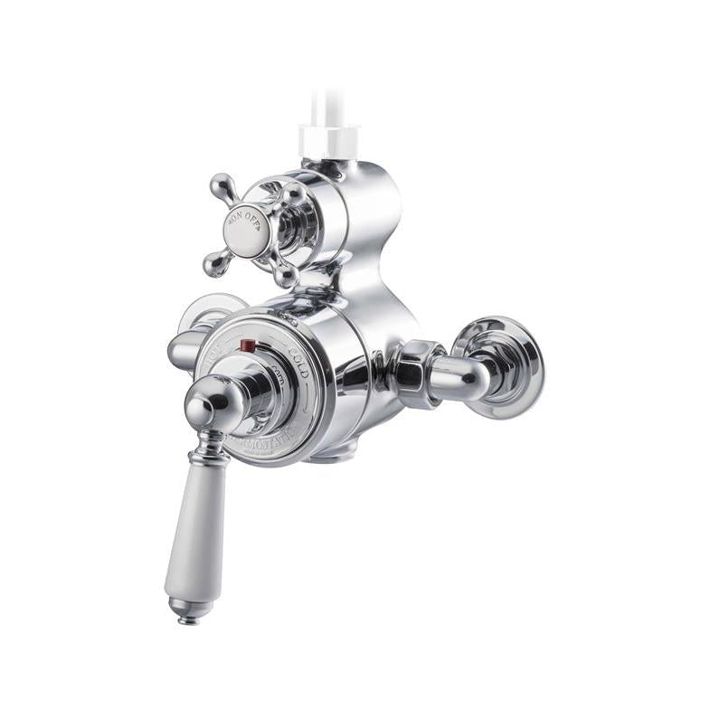 Hurlingham Exposed Thermostatic Shower Valve - Ice Cold Spice | Chrome