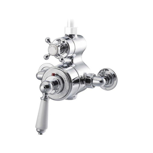 Hurlingham Exposed Thermostatic Shower Valve - Ice Cold Spice | Chrome