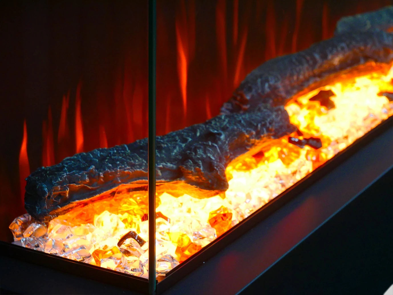 Scandiflames Electric Feroza Wall Mounted LED Electric Fireplace