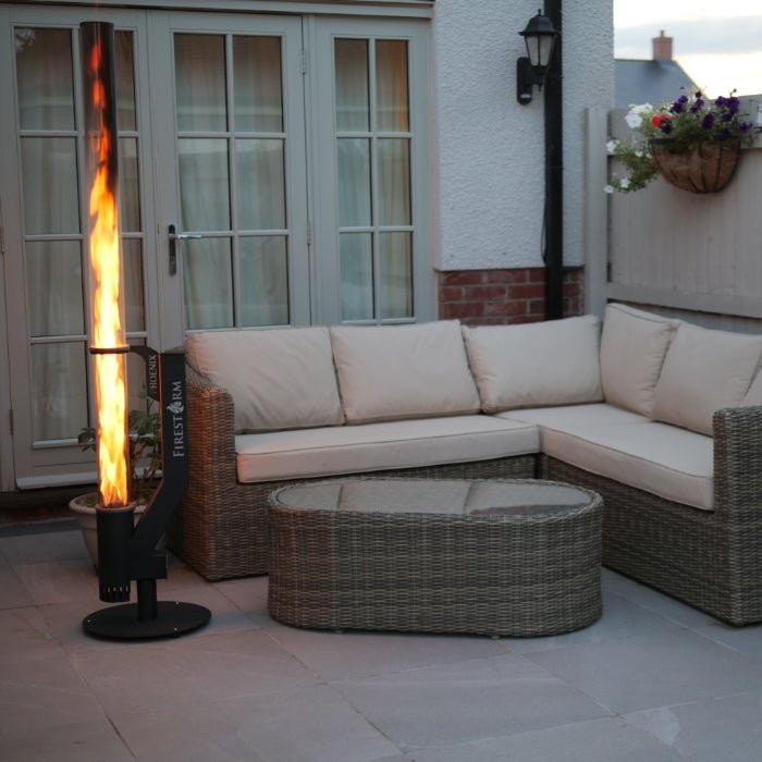 Firestorm Phoenix Patio Heater - Patio Heater - Ice Cold Spice | Black