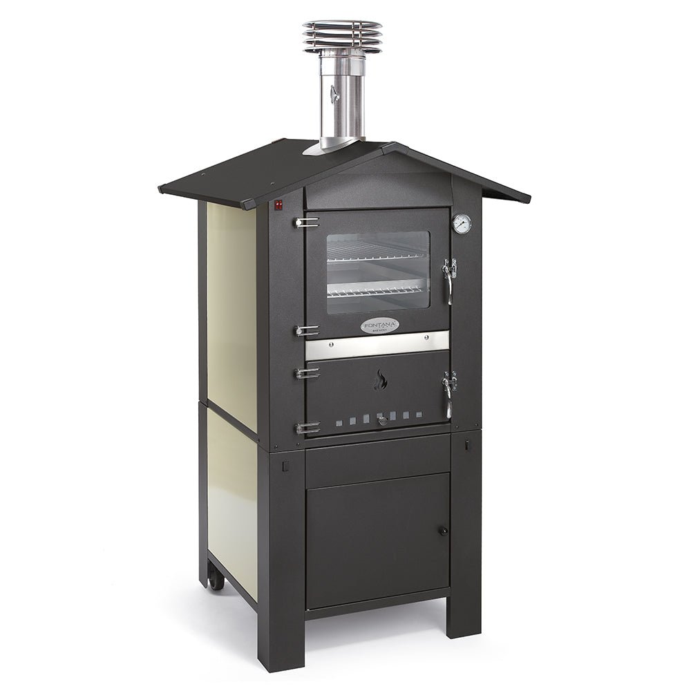 Fontana Forno Italia Outdoor Oven in Black