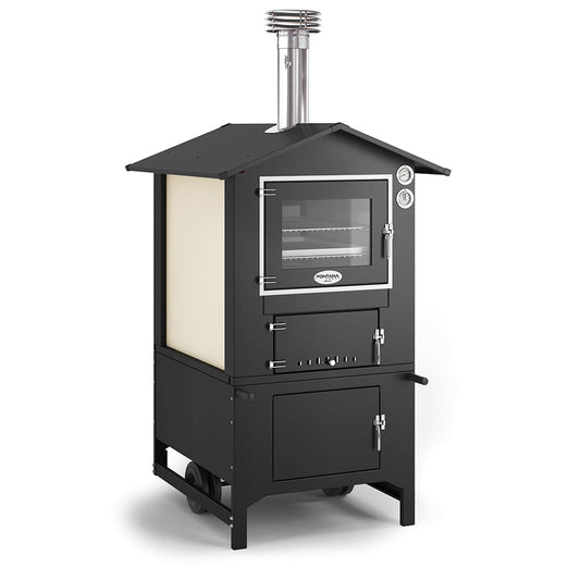 Fontana Fornolegna Outdoor Oven in Black