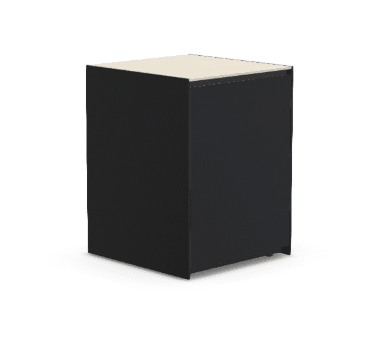 Fontana Ignes Door Cabinet 65 in Noir Avenue