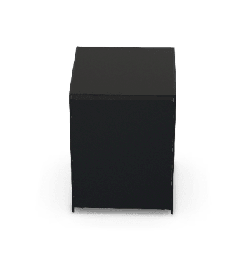 Fontana Ignes Door Cabinet 65 in Noir Avenue