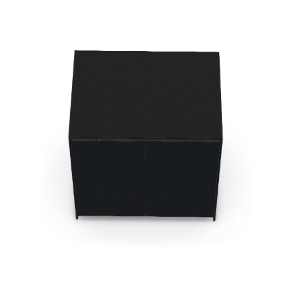 Fontana Ignes Double Door Cabinet 90 in Noir Avenue