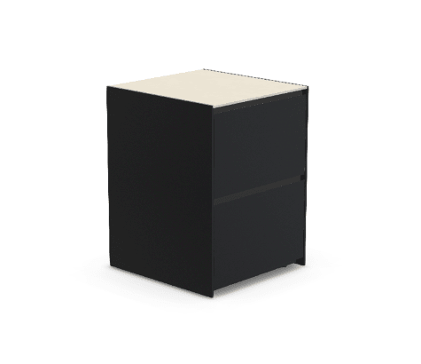 Fontana Ignes Double Drawer 65 in White Boulevard