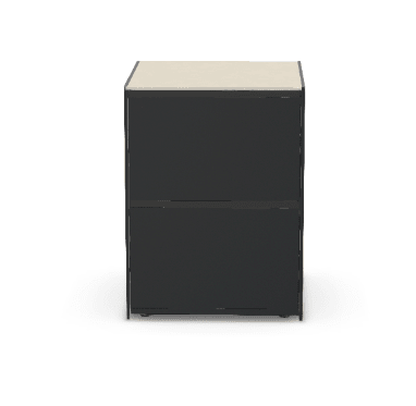 Fontana Ignes Double Drawer 65 in White Boulevard