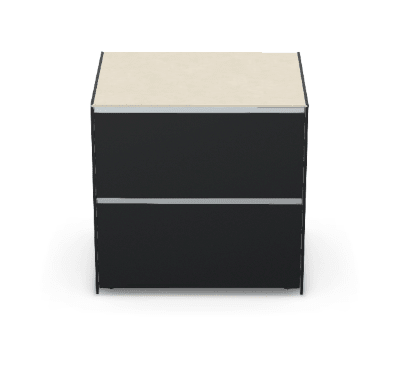 Fontana Ignes Double Drawer 90 in Noir Avenue