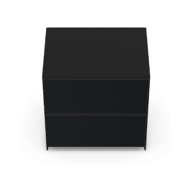Fontana Ignes Double Drawer 90 in Noir Avenue