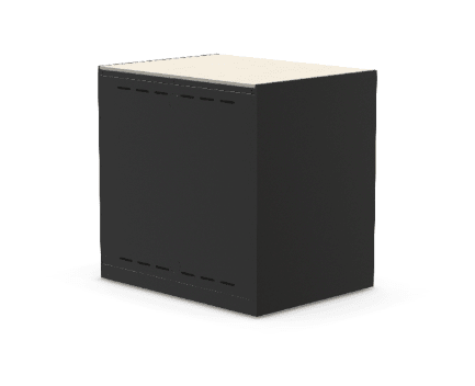 Fontana Ignes Double Drawer 90 in White Boulevard