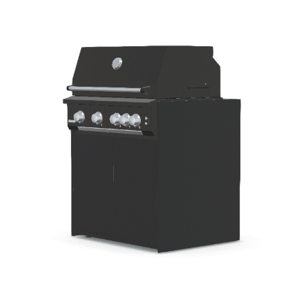 Fontana Ignes GAS BBQ Cabinet MID in White Boulevard