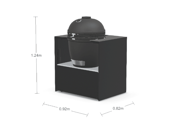 Fontana Ignes Kamado Cabinet Premium 90 in Noir Avenue