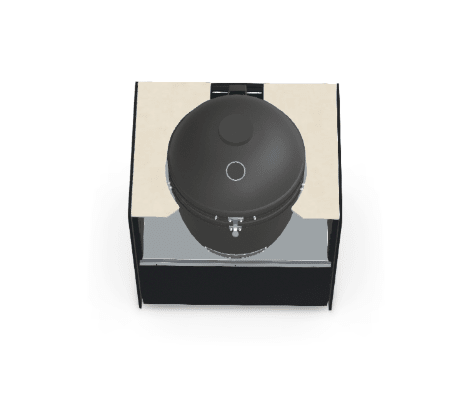 Fontana Ignes Kamado Cabinet Premium 90 in White Boulevard